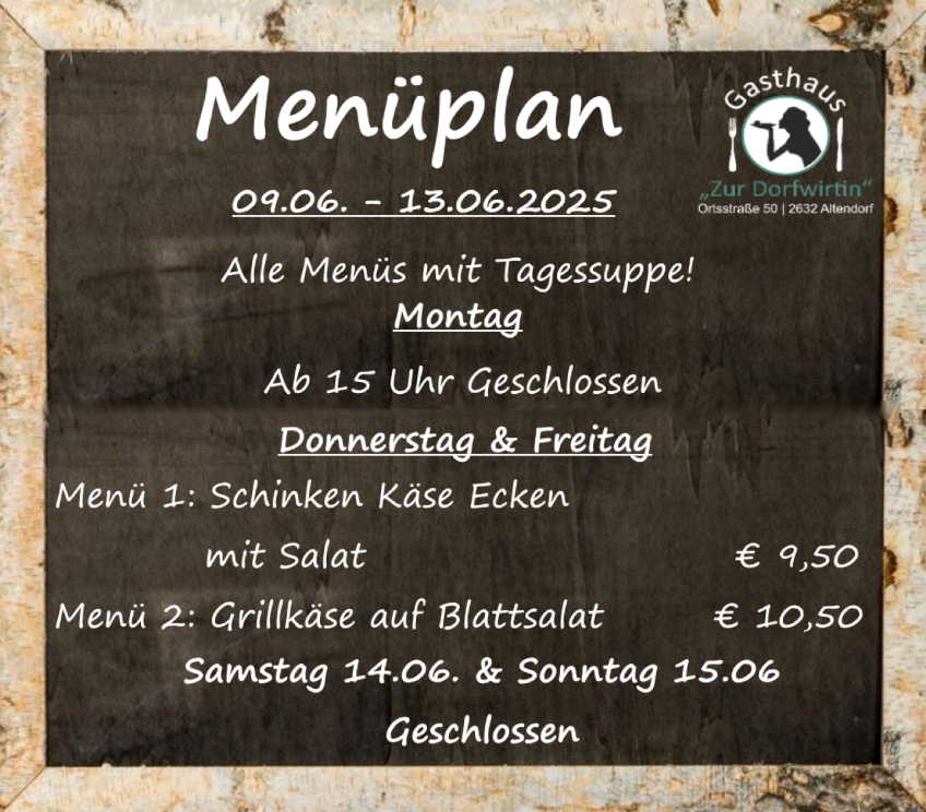 Lieferservice Dorfwirtin Altendorf