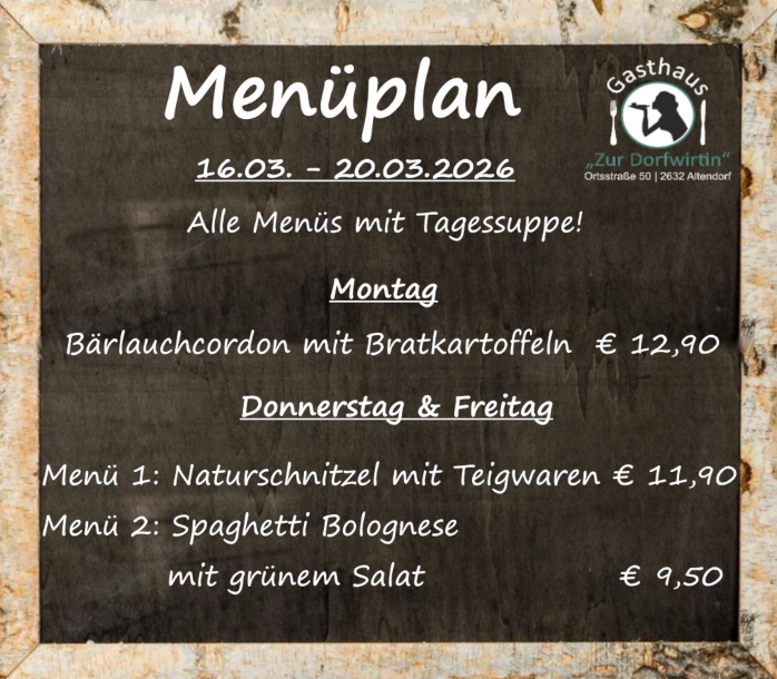 Lieferservice Dorfwirtin Altendorf