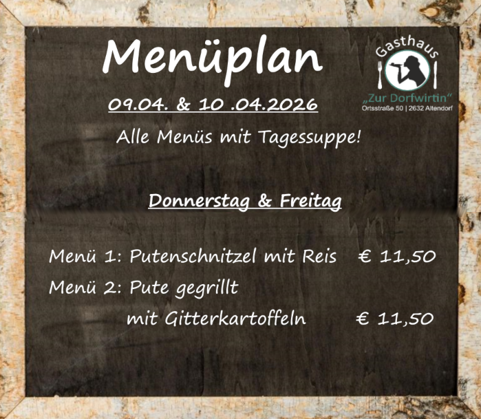 Lieferservice Dorfwirtin Altendorf