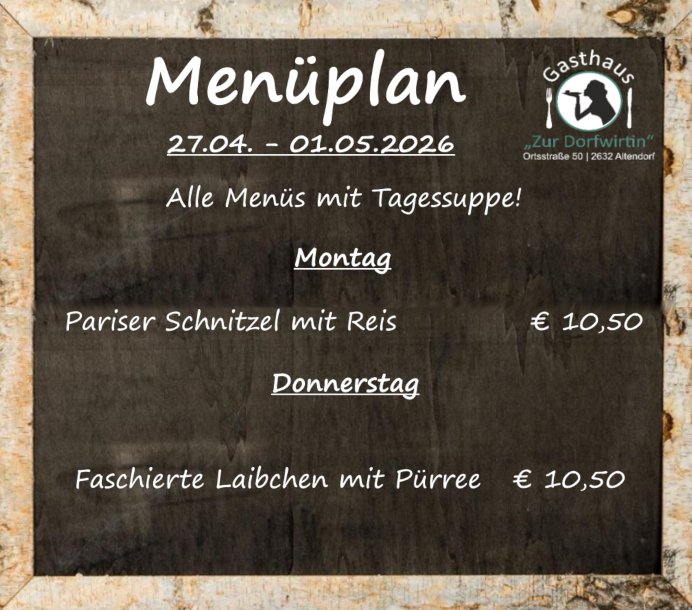 Lieferservice Dorfwirtin Altendorf