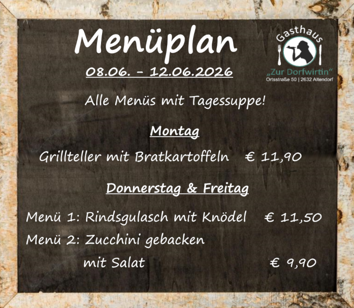 Lieferservice Dorfwirtin Altendorf