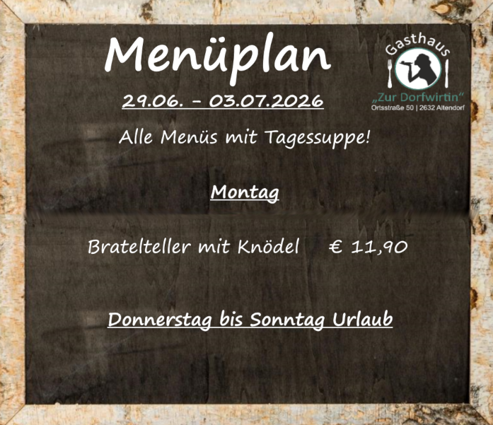 Lieferservice Dorfwirtin Altendorf