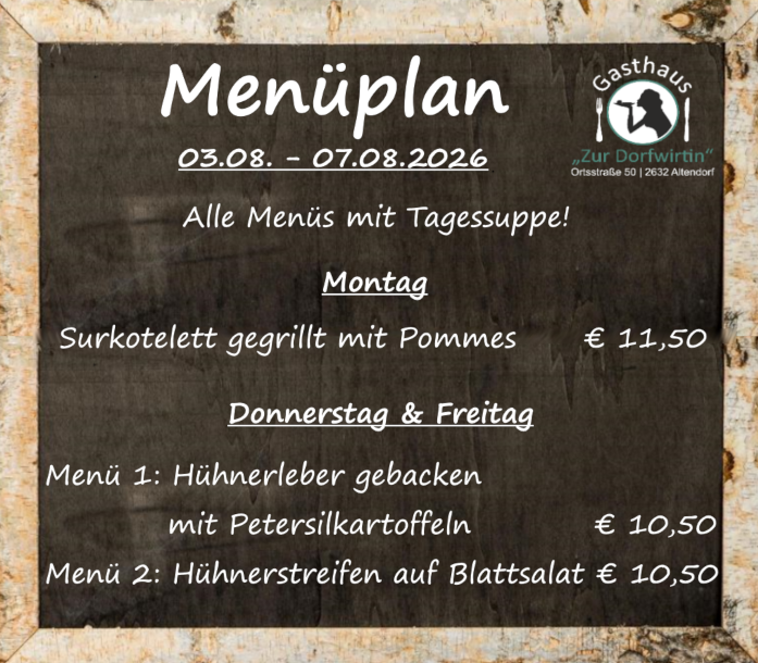 Lieferservice Dorfwirtin Altendorf