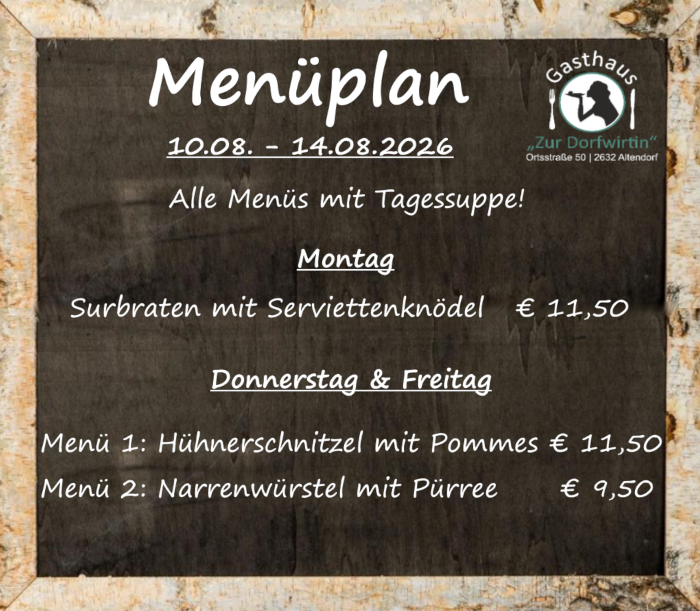 Lieferservice Dorfwirtin Altendorf