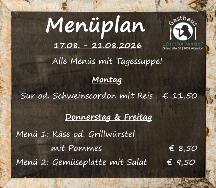 Lieferservice Dorfwirtin Altendorf