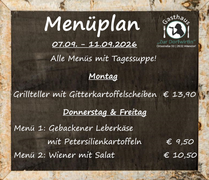 Lieferservice Dorfwirtin Altendorf