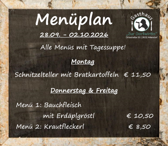 Lieferservice Dorfwirtin Altendorf