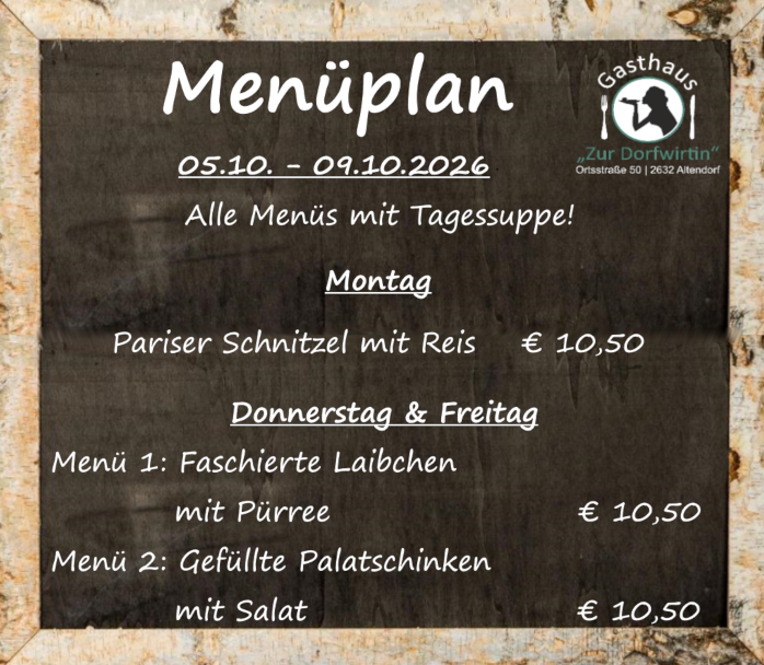 Lieferservice Dorfwirtin Altendorf