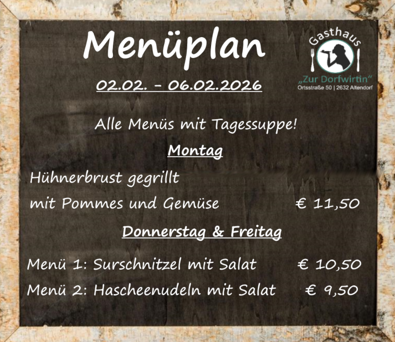 Lieferservice Dorfwirtin Altendorf